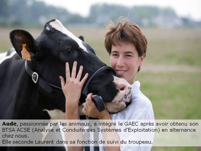 aude fougereau, douceur angevine, yaourt fermier, produit laitier, ferme, produit local, produits locaux, stagiaire, stagiaires, ferme, fermiers fermier, exploitation, femme