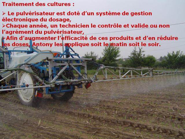Traitement, des cultures, le pulvérisateur, dosage, pulvérisateur, douceur angevine, yaourt fermier, produit laitier, ferme, produit local, produits locaux